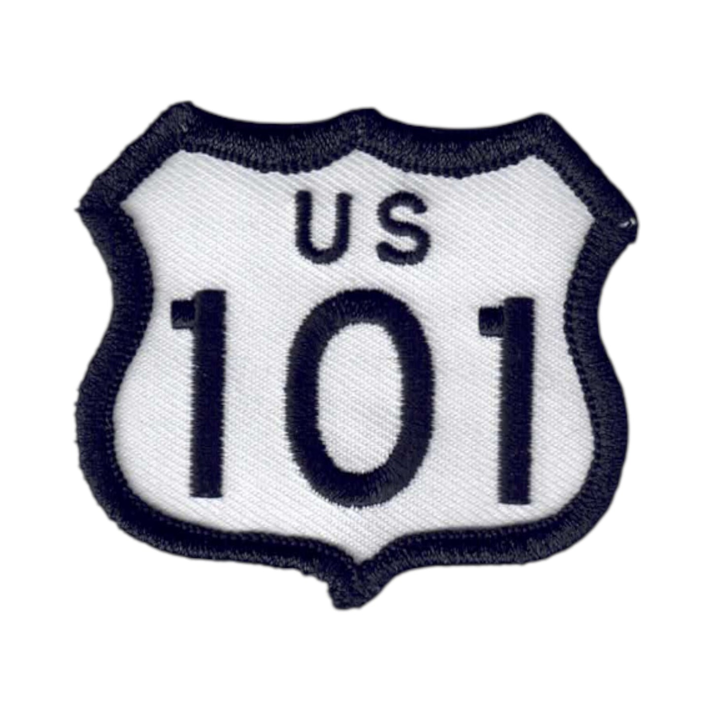 US 101 Patch 2" Tall White - 8101/2