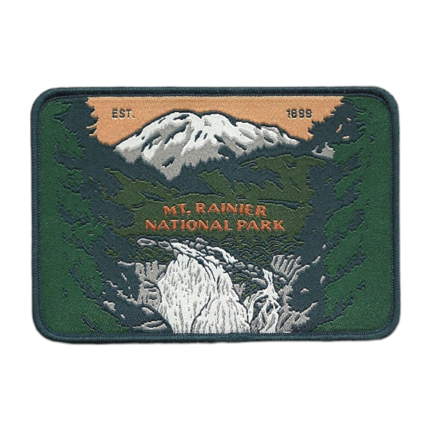 Washington Patch – Mount Rainier National Park - Travel Patch – Souvenir Patch 3.5" Iron On Sew On Embellishment Applique