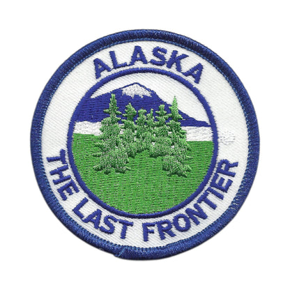 ALASKA THE LAST FRONTIER souvenir embroidered patch - AK-48