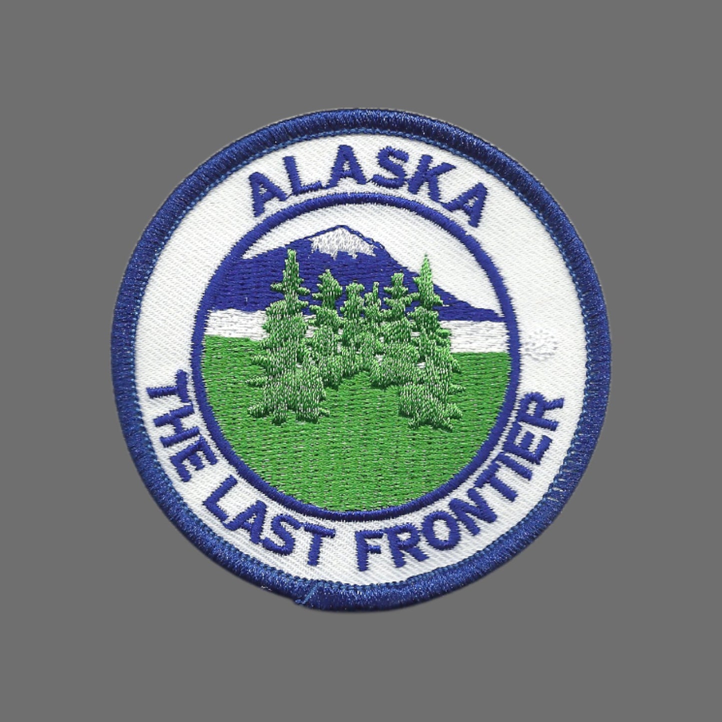 ALASKA THE LAST FRONTIER souvenir embroidered patch - AK-48