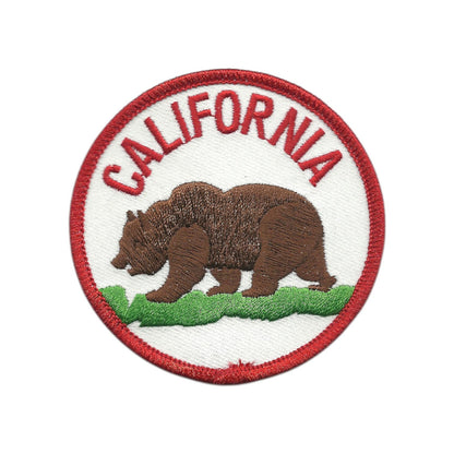 California Grizzly Bear Souvenir Patch 2.5 Inch - CA-40/2.5