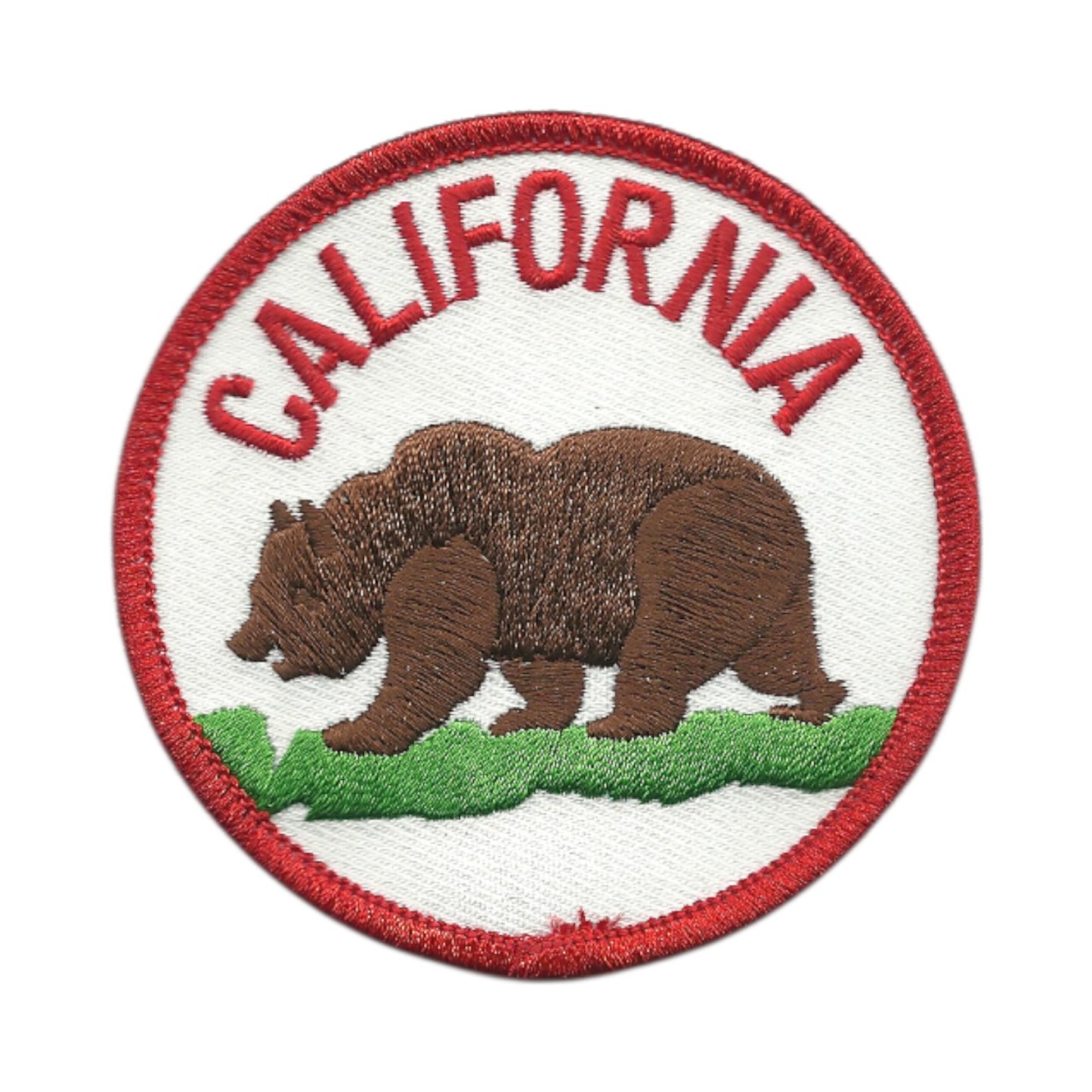 California Grizzly Bear Souvenir Patch 2.5 Inch - CA-40/2.5