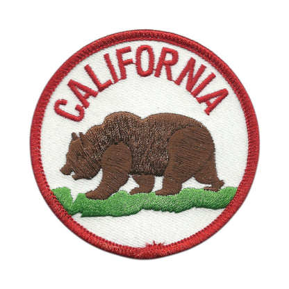California Grizzly Bear Souvenir Patch 2.5 Inch - CA-40/2.5