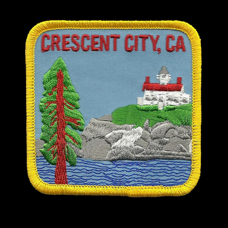 CRESCENT CITY, CA Souvenir Patch 3 Inch- 4813