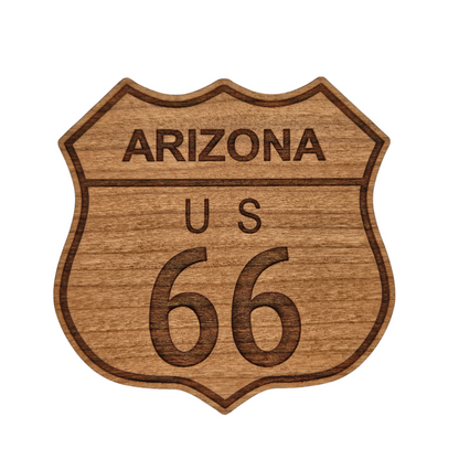 Wholesale Arizona Route 66 Wood Magnet Souvenir