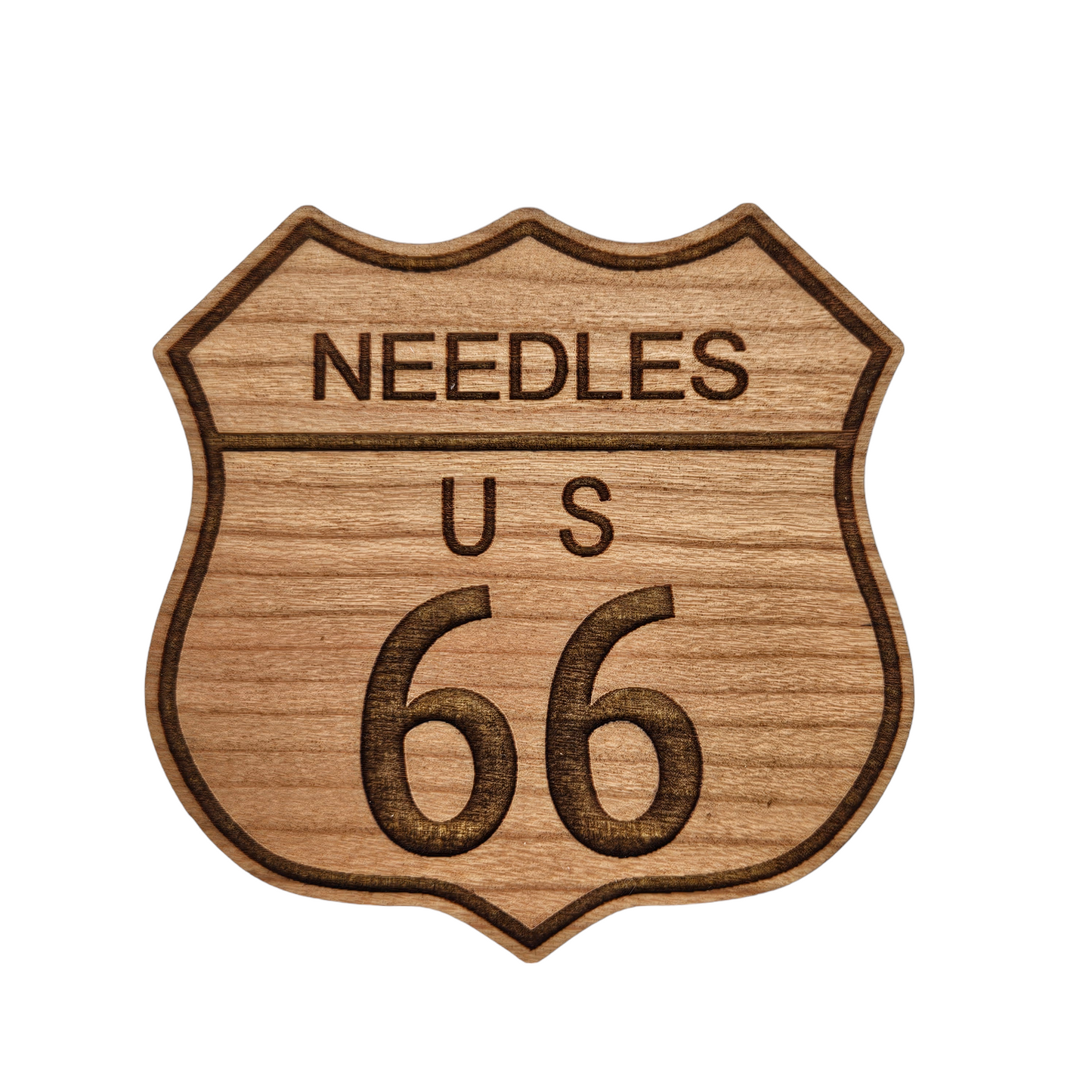 Needles US 66 Wood Magnet Souvenir Route 66