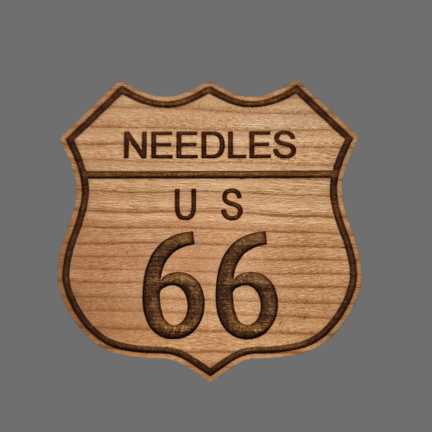 Needles US 66 Wood Magnet Souvenir Route 66