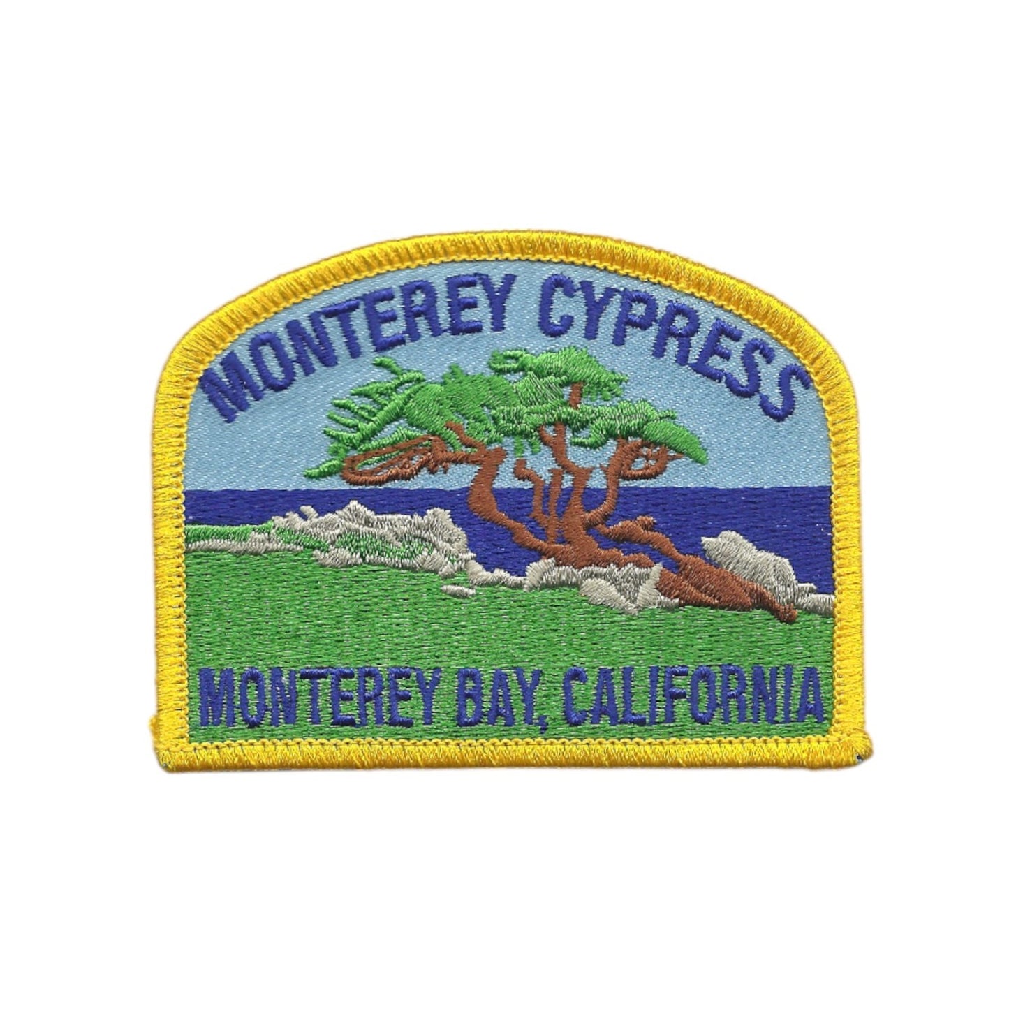 Monterey Bay CA  Monterey Cypress Souvenir Embroidered Patch Iron On - MONTEREY-14
