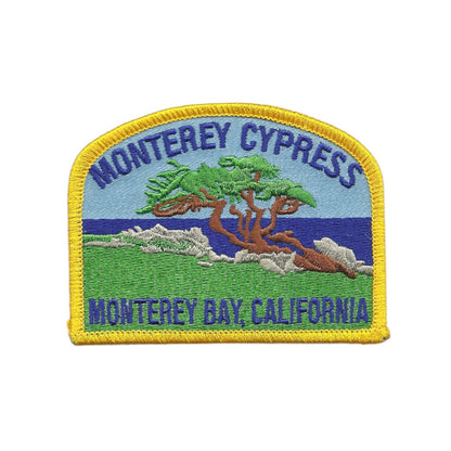 Monterey Bay CA  Monterey Cypress Souvenir Embroidered Patch Iron On - MONTEREY-14