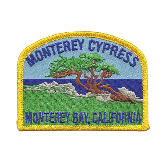 Monterey Bay CA  Monterey Cypress Souvenir Embroidered Patch Iron On - MONTEREY-14