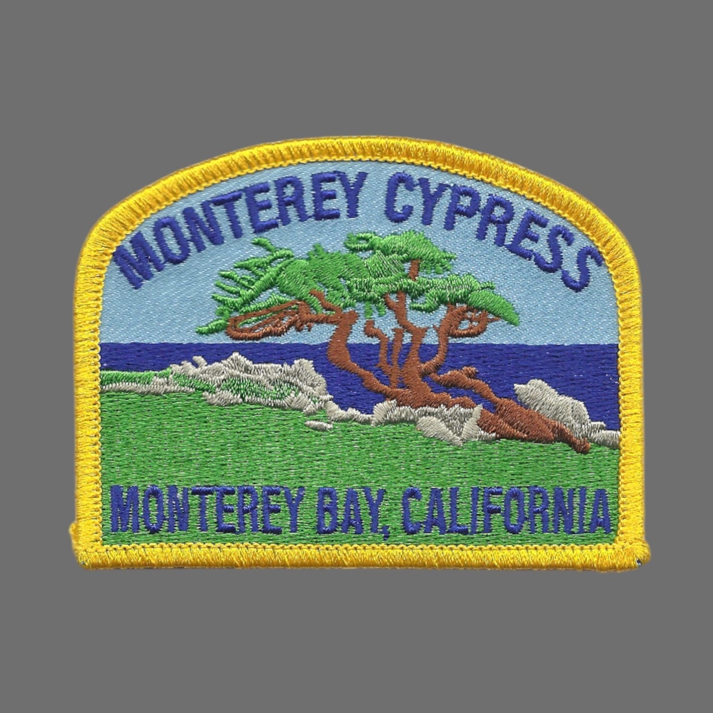 Monterey Bay CA  Monterey Cypress Souvenir Embroidered Patch Iron On - MONTEREY-14