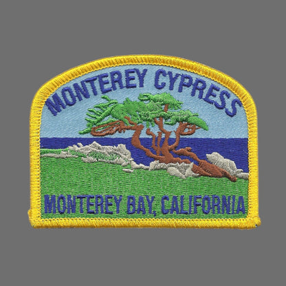 Monterey Bay CA  Monterey Cypress Souvenir Embroidered Patch Iron On - MONTEREY-14