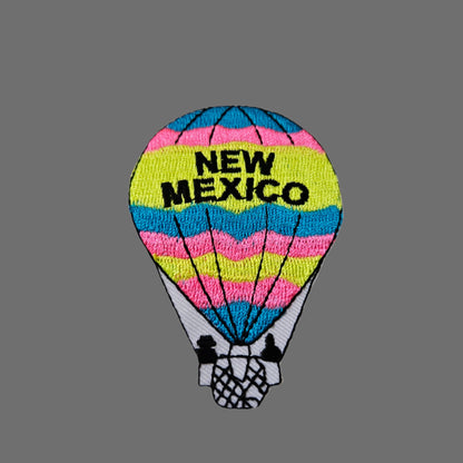 New Mexico Hot Air Balloon Souvenir Embroidered Iron On Patch - NM-15