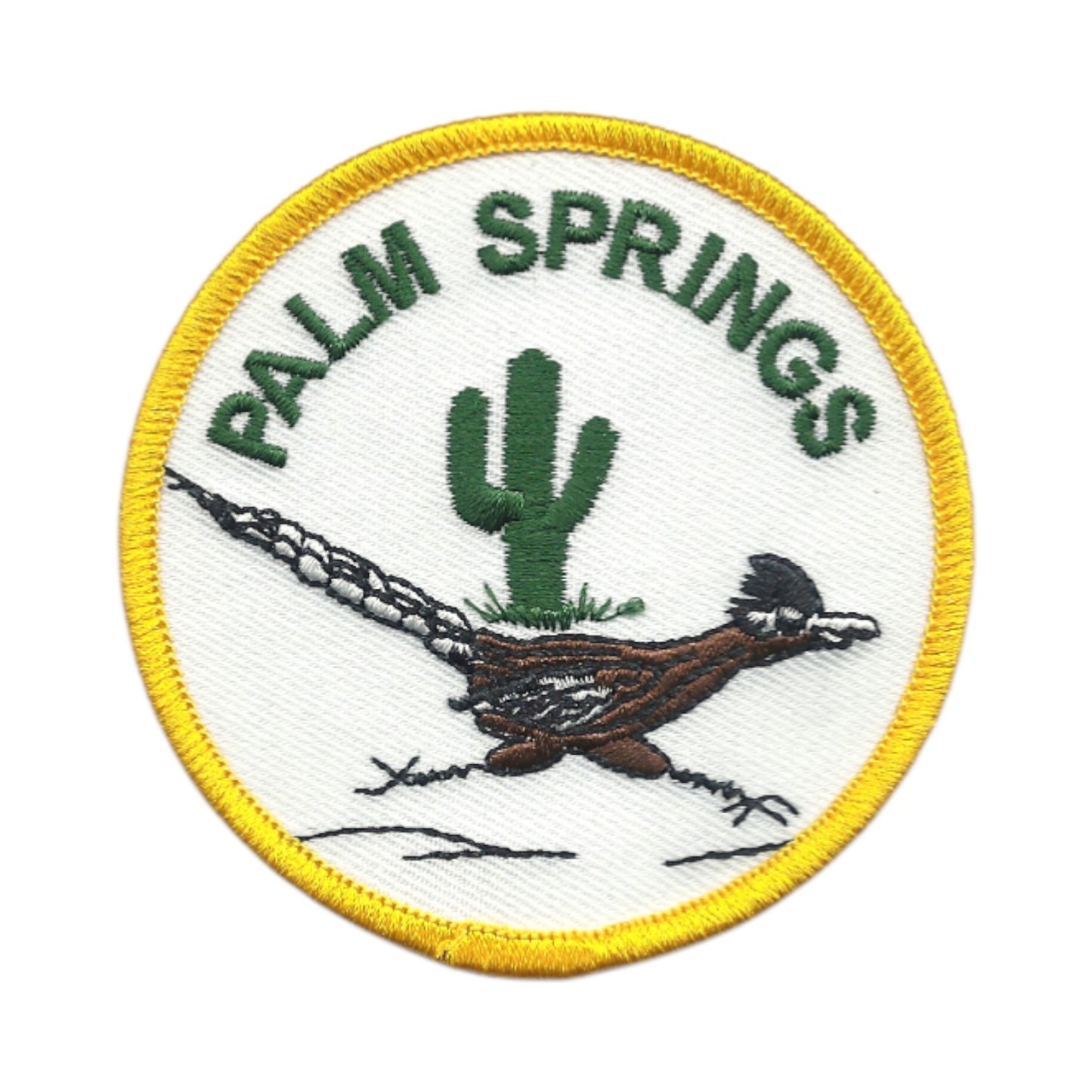 PALM SPRINGS Roadrunner Souvenir Embroidered Patch Iron On - PALM SPRINGS-49
