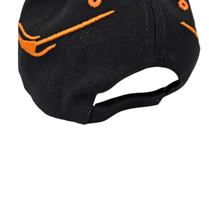 Route 66 Orange Flame Fire Hat or Cap Souvenir - H6876
