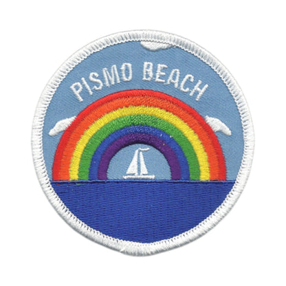 Pismo Beach Rainbow Sailboat Souvenir Patch - PISMO-BEACH-35
