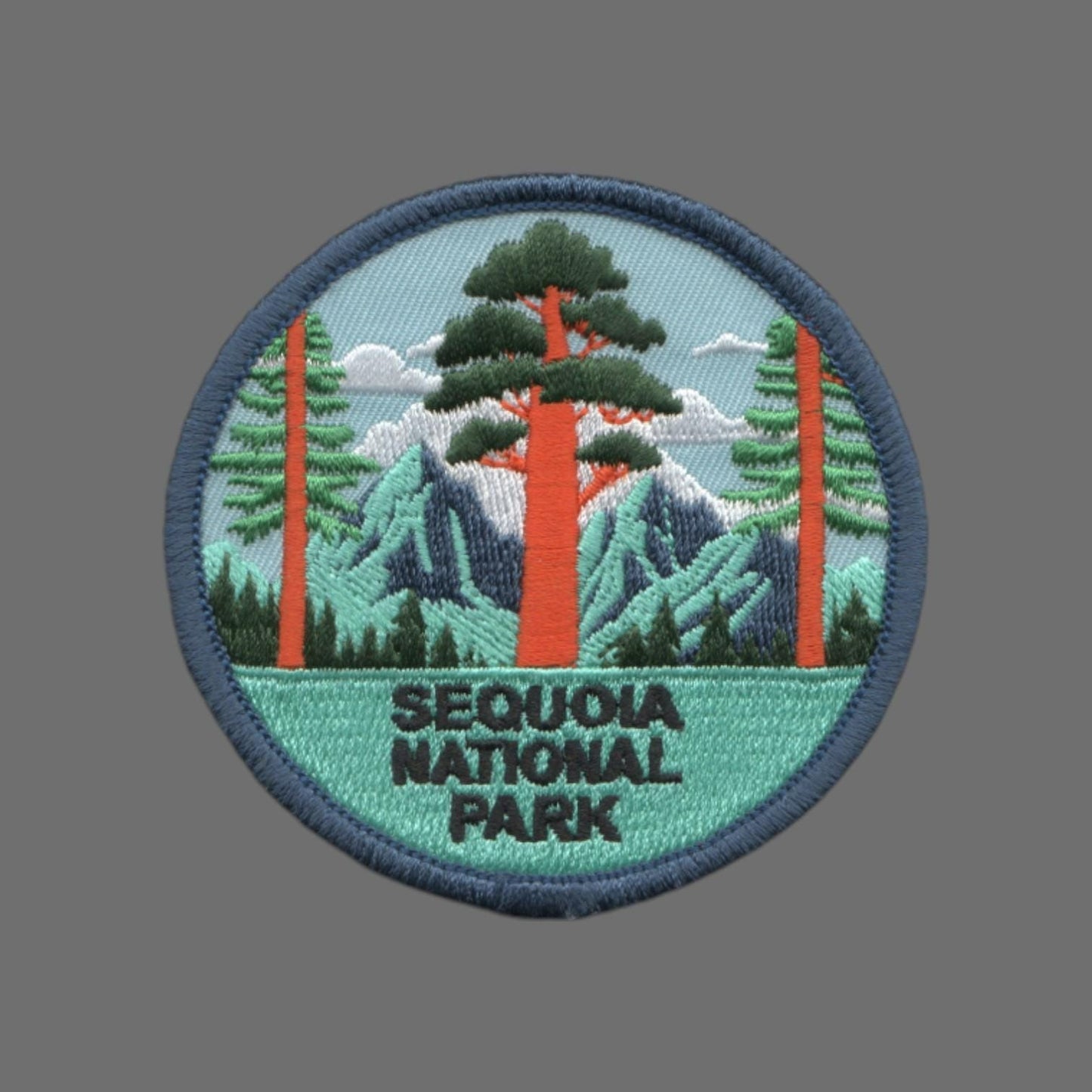 California Patch – Sequoia National Park – Iron On Souvenir Travel Patch – CA Embellishment or Applique 3″