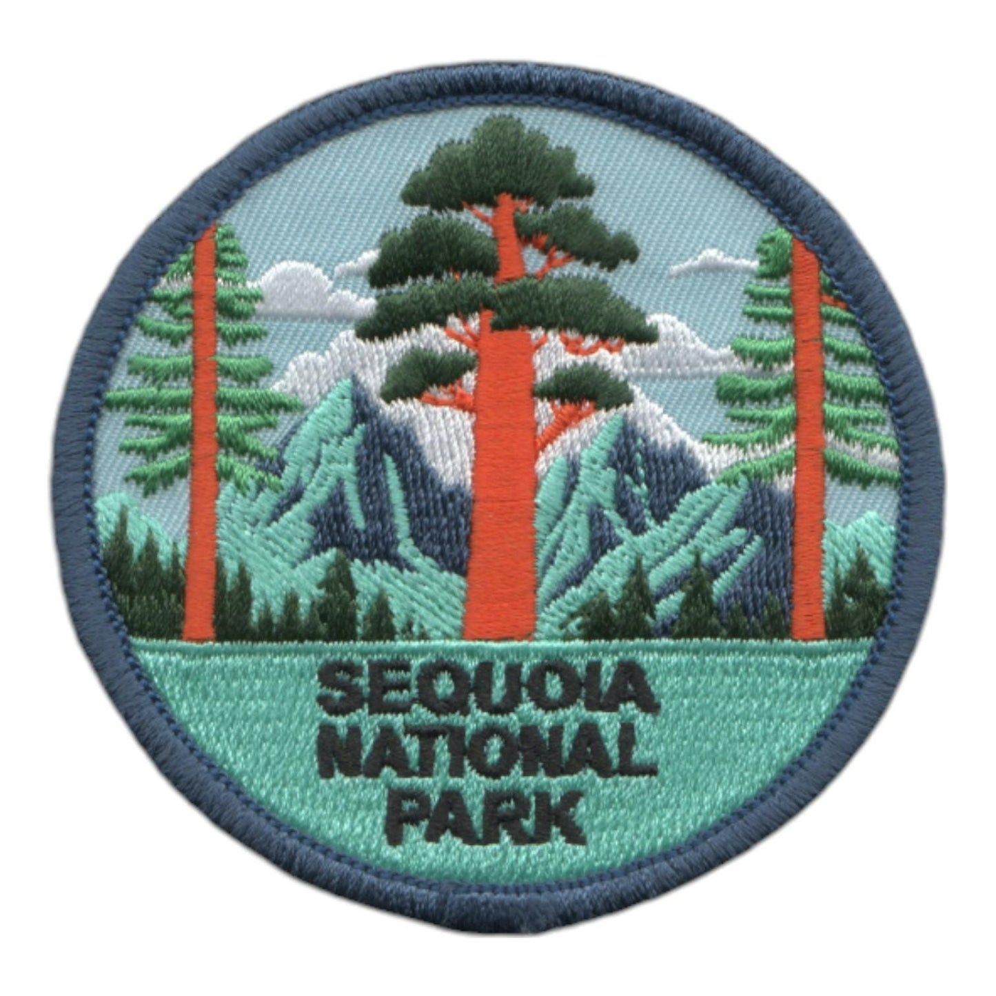 California Patch – Sequoia National Park – Iron On Souvenir Travel Patch – CA Embellishment or Applique 3″