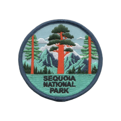 California Patch – Sequoia National Park – Iron On Souvenir Travel Patch – CA Embellishment or Applique 3″