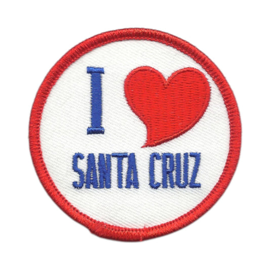 I heart SANTA CRUZ Red Heart Patch - 10629