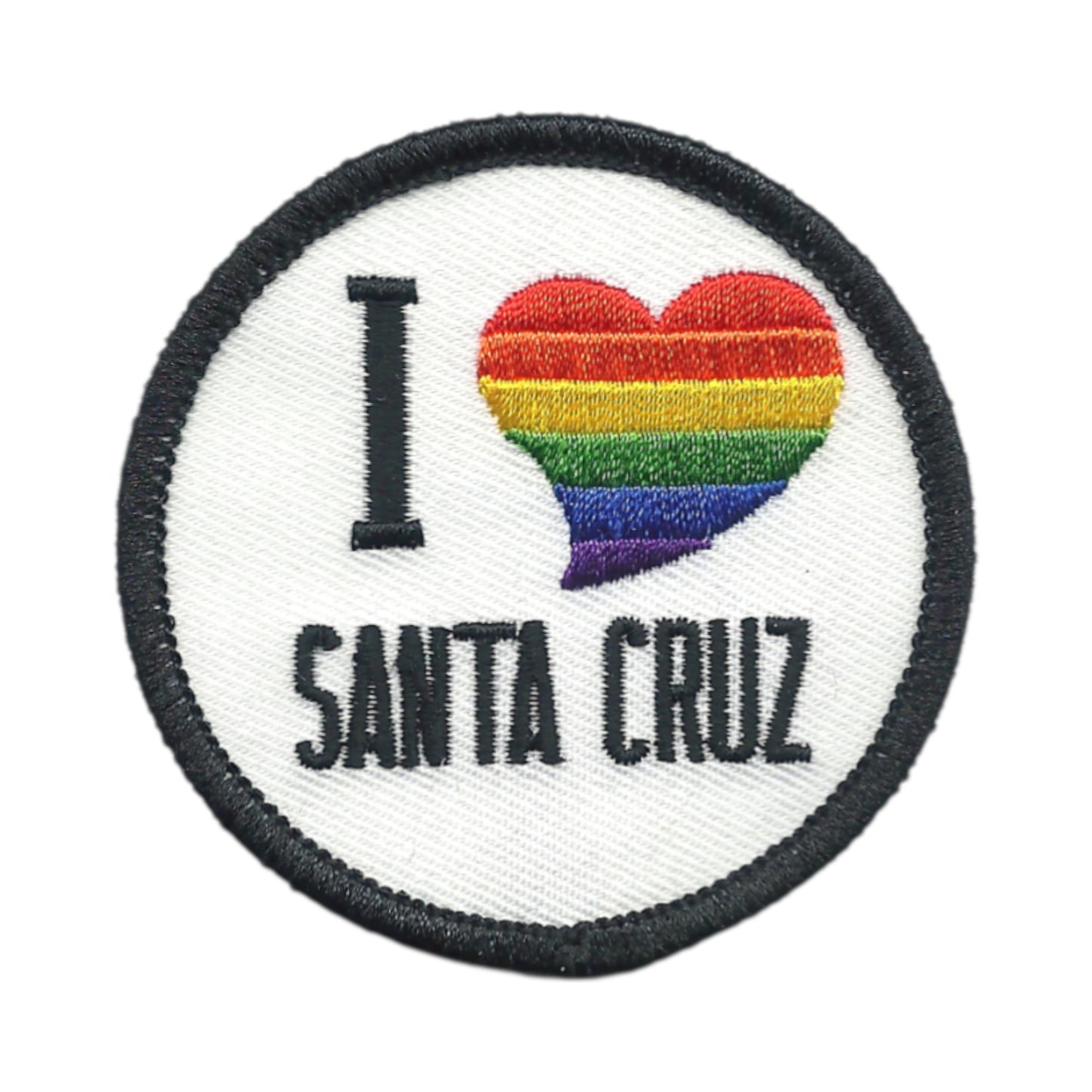 Santa Cruz Rainbow Patch - I Heart Santa Cruz - 10133