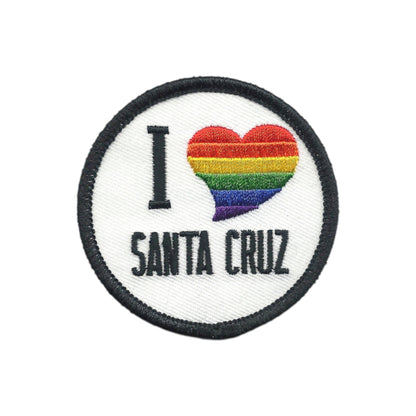 Santa Cruz Rainbow Patch - I Heart Santa Cruz - 10133