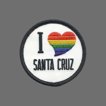 Santa Cruz Rainbow Patch - I Heart Santa Cruz - 10133