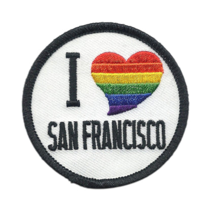 San Francisco - I Love Heart SF - Souvenir Patch 2.5 Inch - 10145