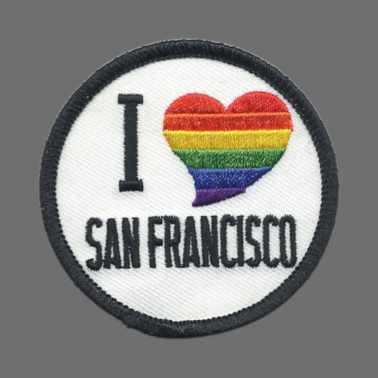 San Francisco - I Love Heart SF - Souvenir Patch 2.5 Inch - 10145