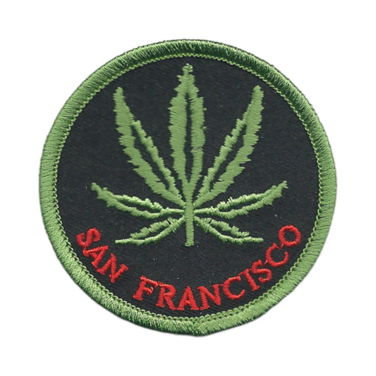 SAN FRANCISCO Marijuana Leaf Craft Patch - 10634