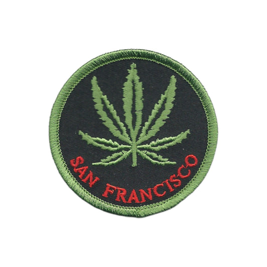 SAN FRANCISCO Marijuana Leaf Craft Patch - 10634