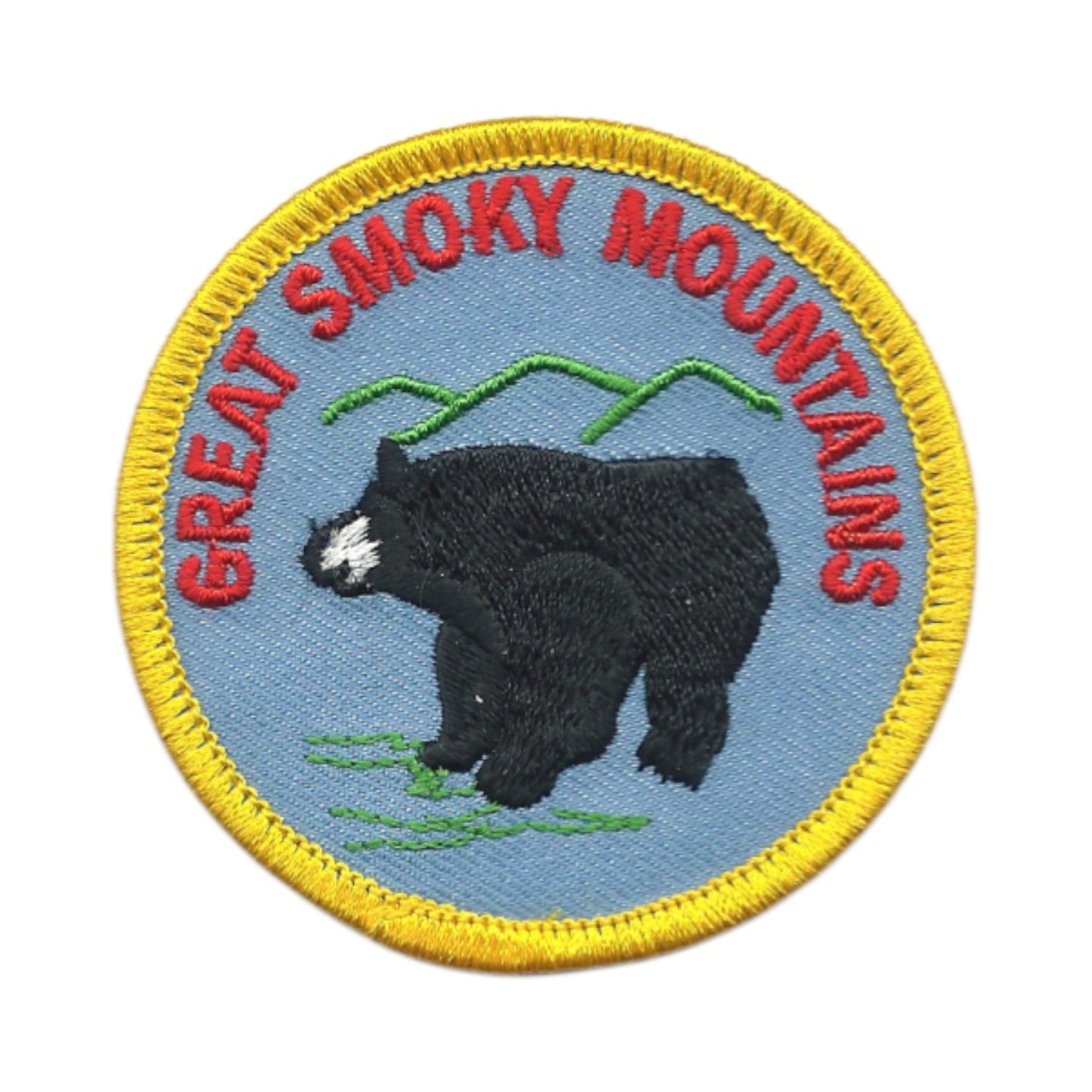 GREAT SMOKY MOUNTAINS Vintage Bear Souvenir Patch - SMOKY-39