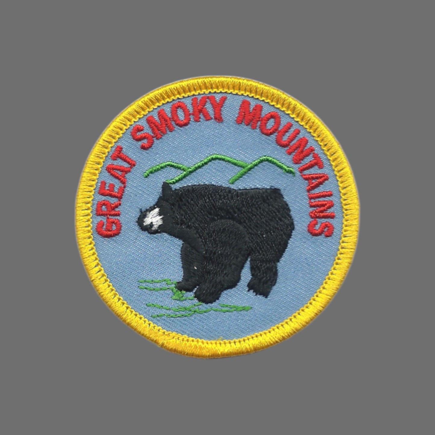 GREAT SMOKY MOUNTAINS Vintage Bear Souvenir Patch - SMOKY-39