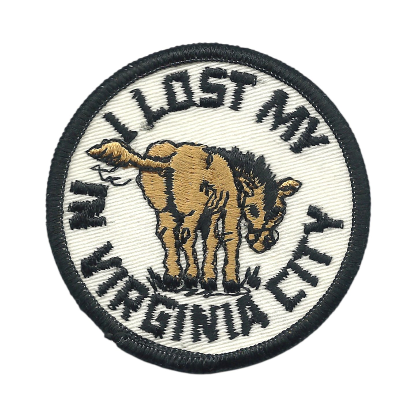 Vintage I LOST MY (ass) in Virginia City - Souvenir Patch SEW ON - VirginiaCity-19