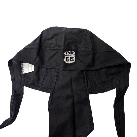ROUTE 66 Black Headwrap - W-01-6888