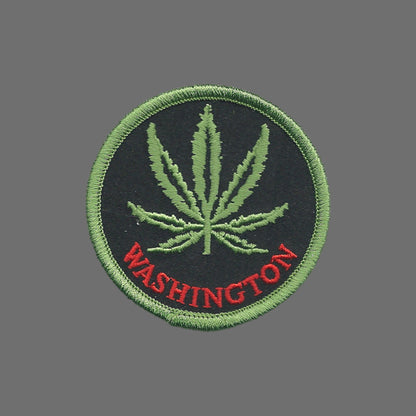 WASHINGTON Leaf Souvenir Patch  - 1163