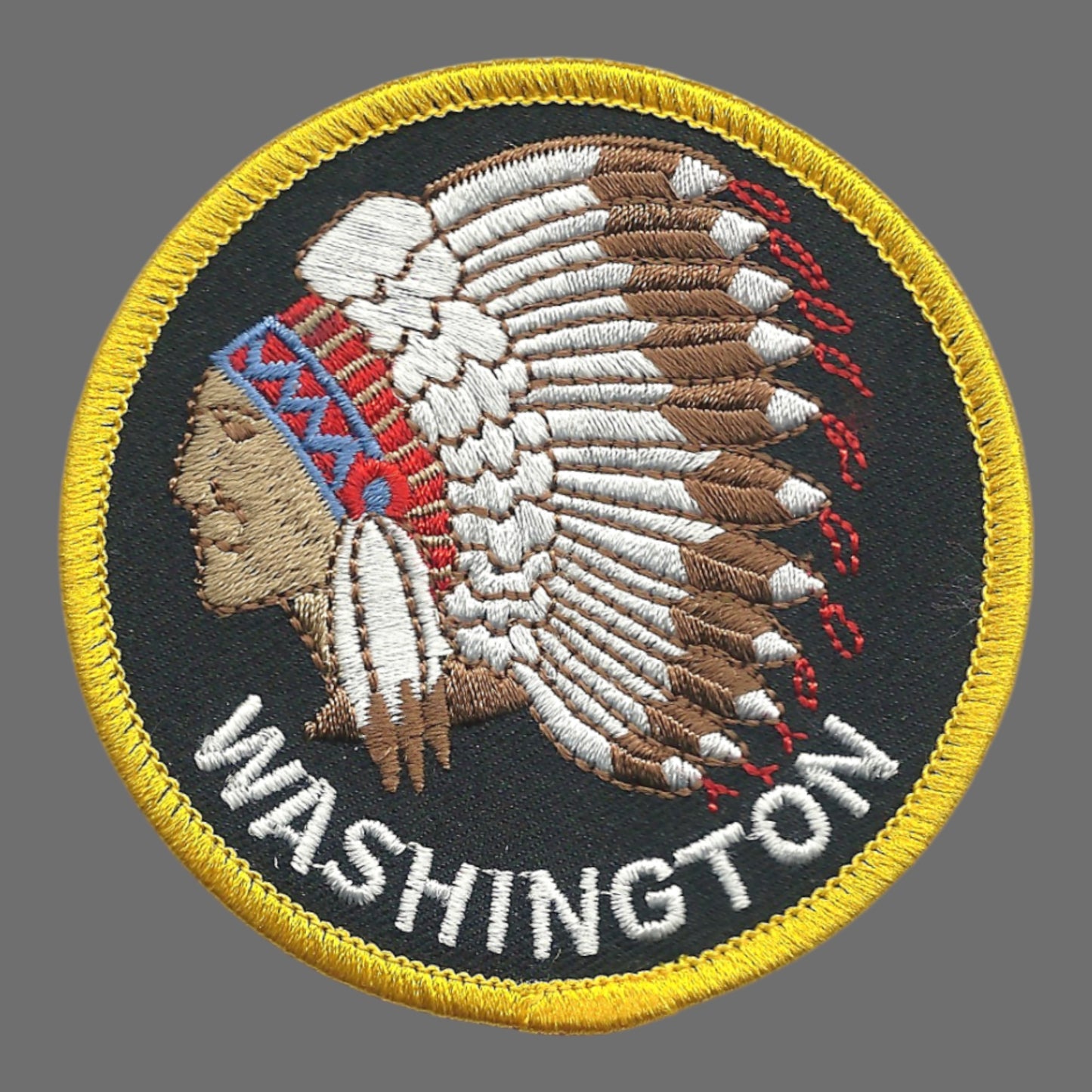 WASHINGTON Native American Indian Patch - 1162