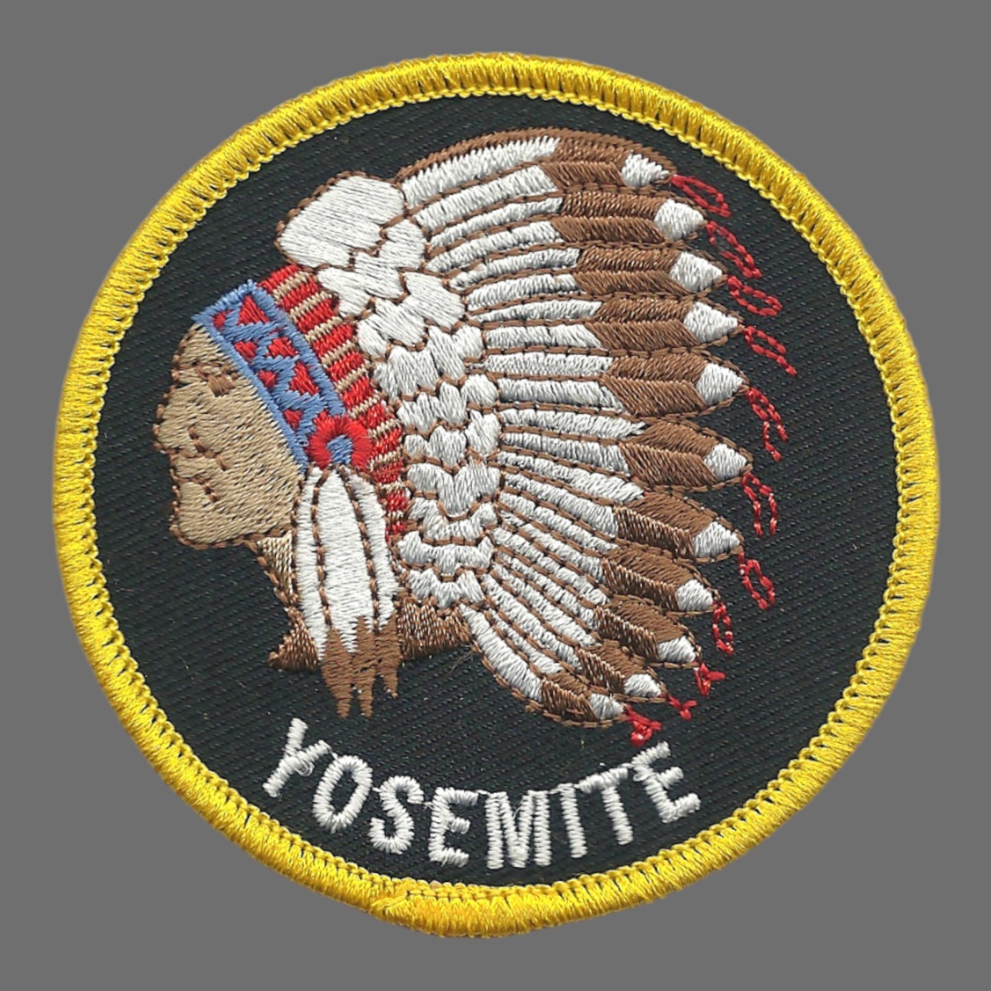 YOSEMITE Native American Indian Souvenir Patch - YOSEMITE-61