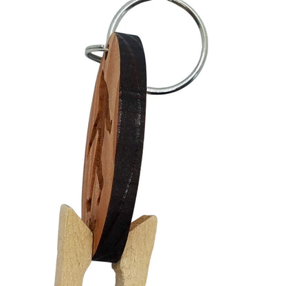 Wholesale Keystone CO Keychain Mountains Wood Keyring Colorado Souvenir Mountain Ski Resort Skiing Skier Snowboarding