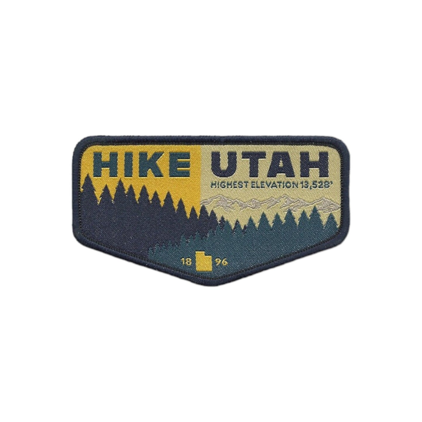 Utah Patch – Hike Utah - Iron On Travel Patch – Souvenir Patch – Embellishment Applique –  3.5"