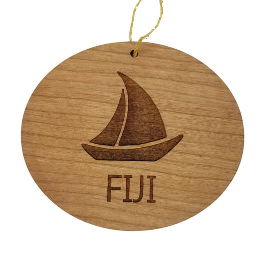 Wholesale Fiji Ornament - Handmade Wood Souvenir