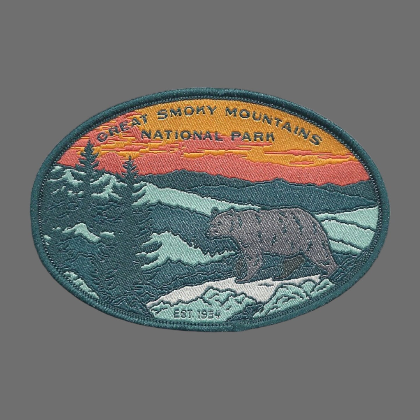 Tennessee Patch – Great Smoky Mountains National Park - Travel Patch – Souvenir Patch 3.6" Iron On Sew On Embellishment Applique