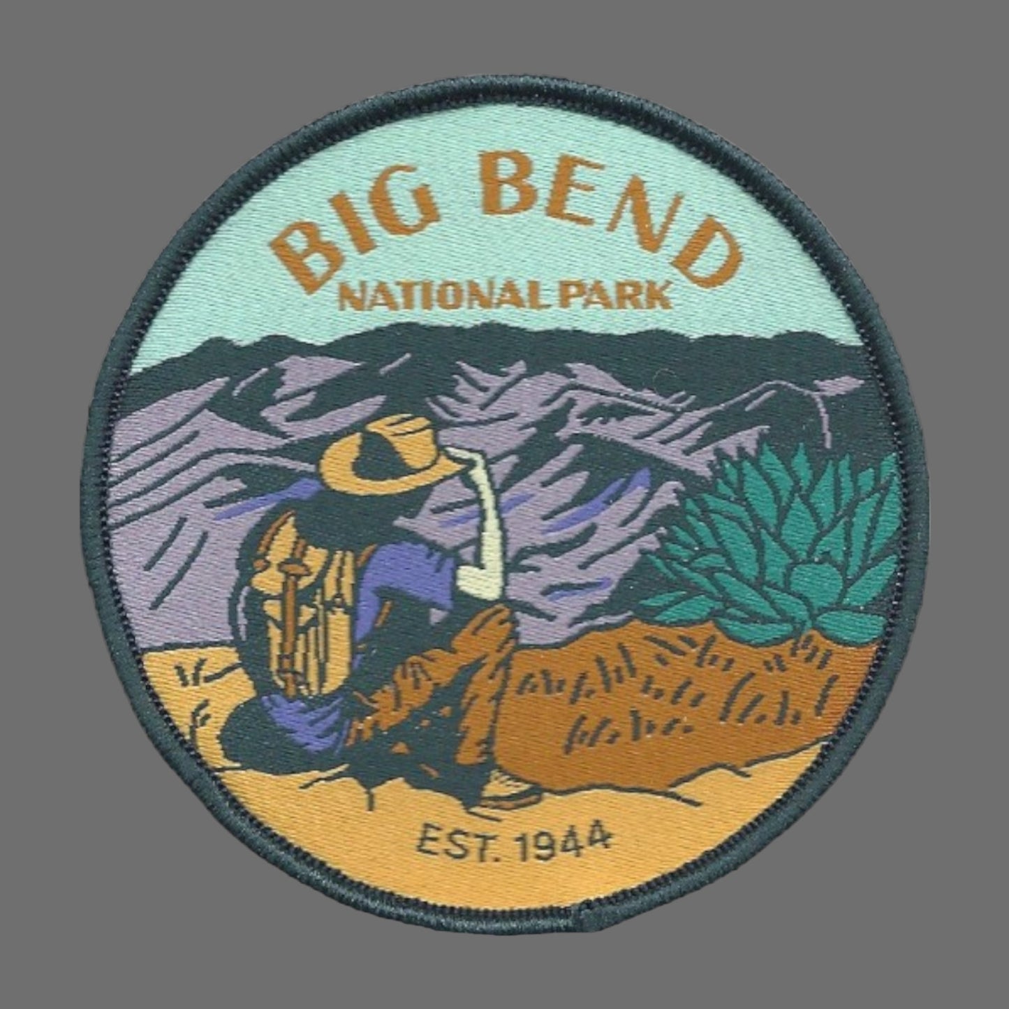 Texas Patch – Big Bend National Park - Travel Patch – Souvenir Patch 2.75" Iron On Sew On Embellishment Applique