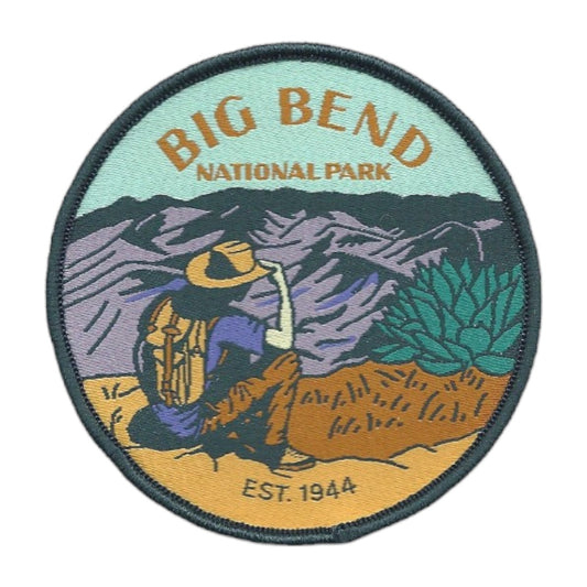 Texas Patch – Big Bend National Park - Travel Patch – Souvenir Patch 2.75" Iron On Sew On Embellishment Applique