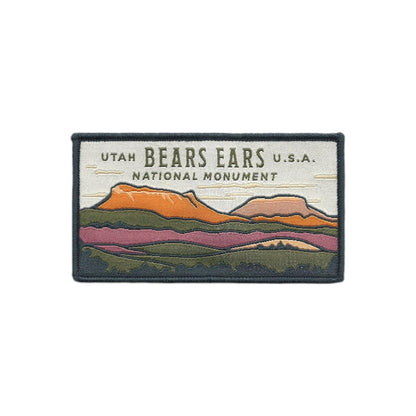 Utah Patch – Bears Ears National Monument - Travel Patch – Souvenir Patch 3.75" Iron On Sew On Embellishment Applique