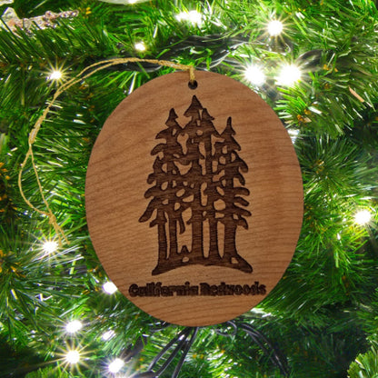 Wholesale California Redwoods Ornament Forest Trees Wood Souvenir