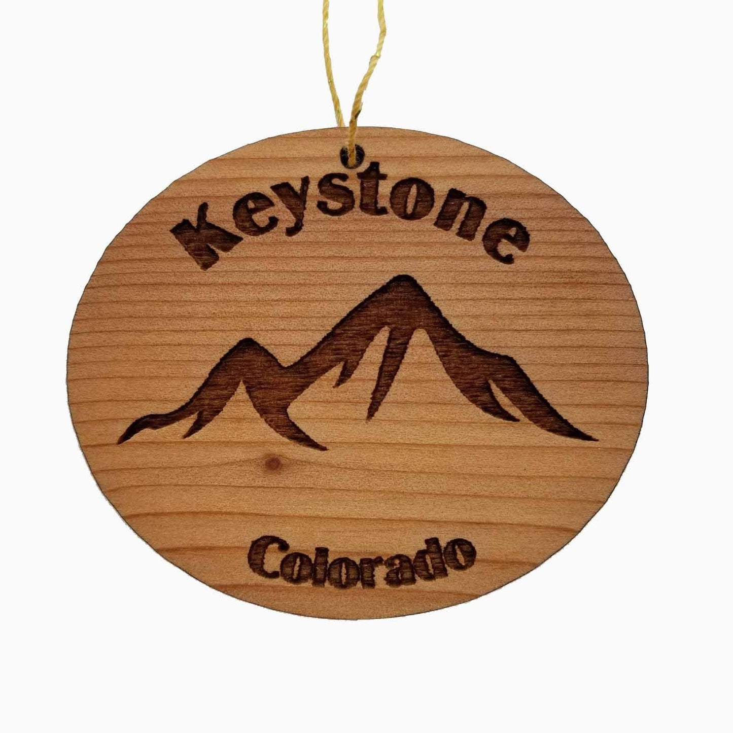 Wholesale Keystone Colorado Ornament Wood Souvenir Mountain