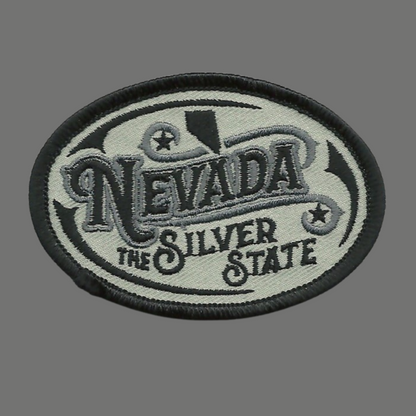 Nevada Patch – The Silver State – Travel Patch Iron On – NV Souvenir Patch – 3″