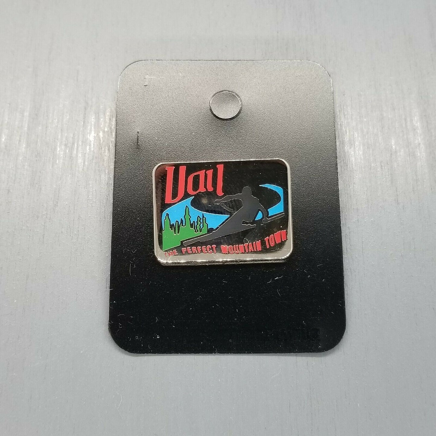 Vail Colorado Pin - CO Souvenir Hat Pin Lapel Ski Resort Travel Skiing Skier 1"