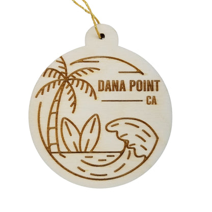 Wholesale Dana Point California Wood Ornament Souvenir CA Ocean Beach